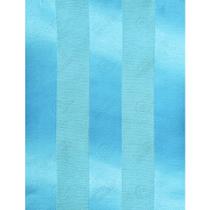 Tecido Jacquard Tradicional Listrado Azul Turquesa - 2,80m de Largura