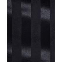 Tecido Jacquard Tradicional Listrado Preto - 2,80m de Largura