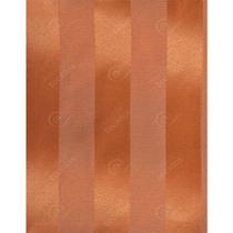 Tecido Jacquard Tradicional Listrado Terracota - 2,80m de Largura