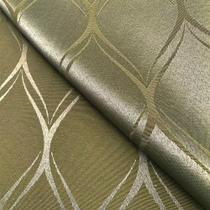 Tecido Jacquard Tradicional Losango Verde Musgo - 2,80m de Largura Tecido Jacquard Tradicional Losango Verde Musgo - 2,80m de Largura