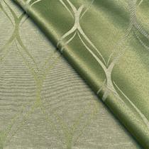 Tecido Jacquard Tradicional Losango Verde Pistache - 2,80m de Largura
