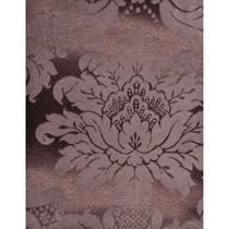 Tecido Jacquard Tradicional Medalhão Marrom - 2,80m de Largura