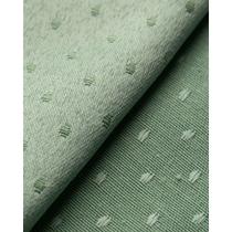 Tecido Jacquard Tradicional Poá Menta - 2,80m de Largura
