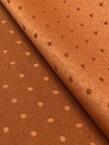 Tecido Jacquard Tradicional Poá Terracota - 2,80m de Largura Tecido Jacquard Tradicional Poá Terracota - 2,80m de Largura