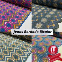 Tecido Jeans Bicolor (1m x 1,4m)