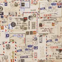 Tecido Karsten Wall Decor Correio - 1,40m de Largura Tecido Karsten Wall Decor Correio - 1,40m de Largura