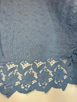 Tecido Laise Barrada Guipir premium 100% algodão 1 metro x 1,30 Tecido Laise Barrada Guipir premium 100% algodão 1 metro x 1,30