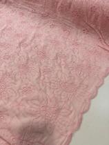 Tecido Laise Bordada 100 algodão 1m x 1,40m Largura Padrão