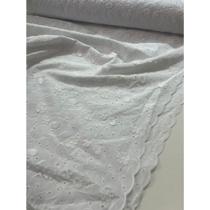 Tecido Laise Bordada 3D 100 algodão (1 metro x 1,4m)