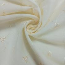 Tecido Laise Mista Poliester Creme
