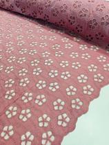 Tecido Laise Richelieu premium 100% algodão 1 metro x 1,40 Tecido Laise Richelieu premium 100% algodão 1 metro x 1,40