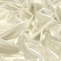 Tecido Lame Com Brilho Metalizado - 2 Metros - Branco - Liso