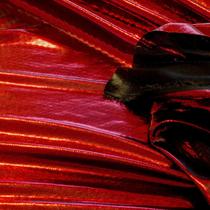 Tecido Lame Com Brilho Metalizado - 2 Metros - Vermelho Liso