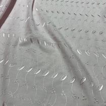 Tecido Lese Bordado Estrelinhas em Variadas Cores - 1,35m - 100% Algodão Laise