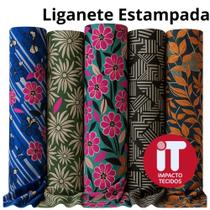 Tecido Liganete estampada Malha fria 1m x1,60m varias estampas