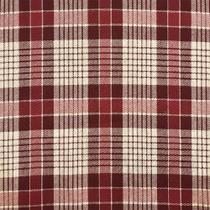 Tecido Linho Estampado Xadrez Vermelho - 1,50m de Largura