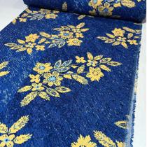 Tecido Linho Misto Estampado 1m x 1,4m