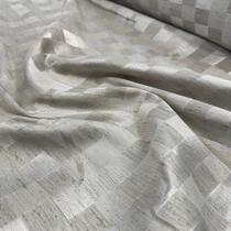 Tecido Linho Misto Quadriculado 3,00x1,00m para Cortinas e Decorações