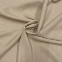 Tecido Linho Ráfia Bege Fendi 3m largura - Para Cortina e Toalha de Mesa