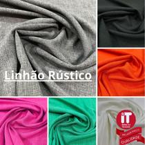 Tecido Linho Rustico ( 1mx1,50m ) Alta qualidade Tecido de linho diversas cores disponíveis