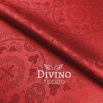 Tecido Litúrgico Adamascado Koine 1,00m x 1,5m larg des 035 - Vermelho Tecido Litúrgico Adamascado Koine 1,00m x 1,5m larg des 035 - Vermelho