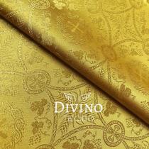 Tecido Litúrgico Adamascado Koine 1,5m larg des 035 - Ouro