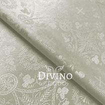 Tecido Litúrgico Adamascado Koine 1,5m larg des 035 - Pérola