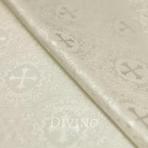 Tecido Litúrgico Adamascado Koine 3,00 m x 1,5m larg des 781 - Pérola