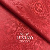 Tecido Litúrgico Adamascado Koine 3,00 m x 1,5m larg des 781 - Vermelho