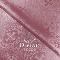 Tecido Litúrgico Adamascado Koine 3,0m x 1,5m larg des 781 - Roseo