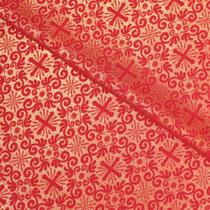 Tecido Litúrgico Jacquard Lurex 1,0m x 1,40m larg des 9638 - Vermelho Tecido Litúrgico Jacquard Lurex 1,0m x 1,40m larg des 9638 - Vermelho