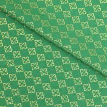 Tecido Litúrgico Jacquard Lurex 3,0m x 1,40m larg des F - Verde Tecido Litúrgico Jacquard Lurex 3,0m x 1,40m larg des F - Verde