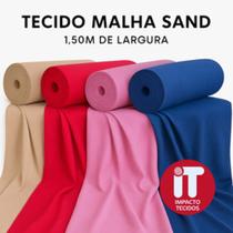 Tecido Malha Sand 1mt x 1,50 de largura Conforto, Caimento e Versatilidade