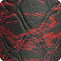 Tecido Malharia Costurada Dublada 10mm Vermelha