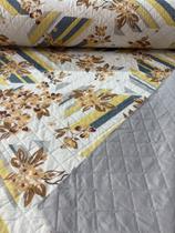 Tecido Matelasse dupla face para Colcha 3d 1mX2,4m de Largura