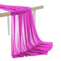 Tecido MDS Chiffon 112 cm Rosa Quente 10 jardas Tecido MDS Chiffon 112 cm Rosa Quente 10 jardas