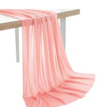 Tecido MDS Chiffon 5 Metros Pêssego 152 cm de Largura Tecido MDS Chiffon 5 Metros Pêssego 152 cm de Largura