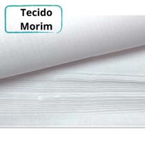 Tecido Morim Para Faixa 5 Metros Por 0,80 Cm Largura Branco
