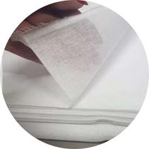 Tecido Morim Para Faixa Branco Barato 1,00x0,80 Metros