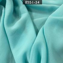 Tecido Musseline Allure 100% Poliester Verde Tiffany