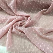 Tecido Musseline Floquinho Devore 1,00 X 1,40