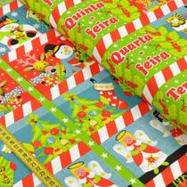 Tecido Natal para Patchwork - Semaninha Feliz Natal Cor 2299 (0,60x1,50) Tecido Natal para Patchwork - Semaninha Feliz Natal Cor 2299 (0,60x1,50)