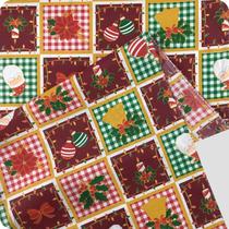 Tecido Natalino 1,50m Largura Premium Poliéster Decoração Tecido Natalino 1,50m Largura Premium Poliéster Decoração