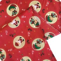 Tecido Natalino 1,50m Largura Premium Poliéster Decoração Tecido Natalino 1,50m Largura Premium Poliéster Decoração