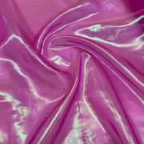 Tecido Organza Holográfica Neon 1,50m Para Roupas Femininas Furtacor