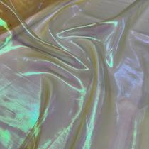 Tecido Organza Holográfica Neon 1,50m Para Roupas Femininas Furtacor