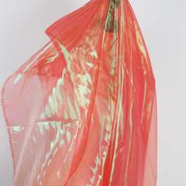Tecido Organza Qidekjjt Laranja Vermelho Iridescente com 10 m de comprimento Tecido Organza Qidekjjt Laranja Vermelho Iridescente com 10 m de comprimento