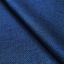 Tecido Oslo Estampado Falso Liso Azul - 1,40m de Largura