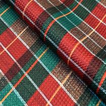 Tecido Oslo Estampado Natalino Xadrez - 1,40m de Largura Tecido Oslo Estampado Natalino Xadrez - 1,40m de Largura