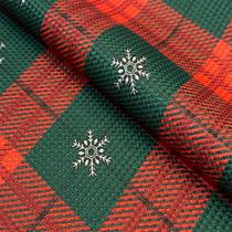 Tecido Oslo Estampado Natalino Xadrez Flocos de Neve - 1,40m de Largura Tecido Oslo Estampado Natalino Xadrez Flocos de Neve - 1,40m de Largura